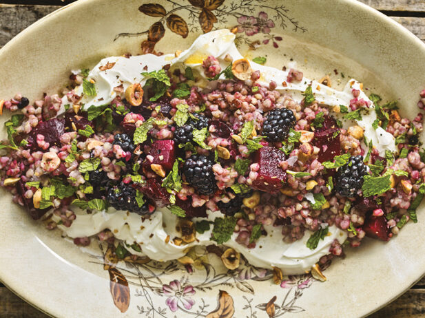 Beet, Blackberry and Buckwheat Salad